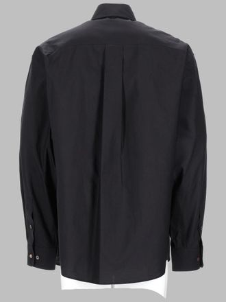 Christophe Lemaire Cotton-Silk Blend Shirt - Charcoal