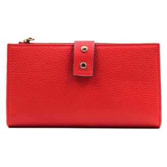 Pourchet Accessoires, Dames, Rood, ONE Size, Leer, Hebdo Compagnon Portemonnee