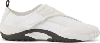 Lanvin Lnv1 Knit And Suede Sneakers in White/black at Nordstrom, Size 46