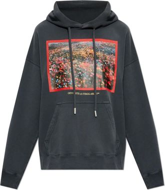 Off-white The Hoodie - Dames - Hoodies - Grijs - L - Katoen - Hoodies & sweatvesten