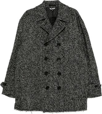 Comme Des Garçons herringbone double-breasted coat