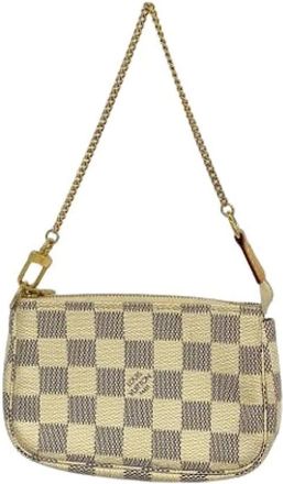 Louis Vuitton Pre-owned Mini Bags, female, White, Size: ONE SIZE Pre-owned Mini Pouch