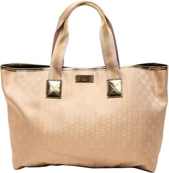 Gucci Pre-owned Gucci GG Canvas Web Tote KE7GUL1ZWPU6JKV6