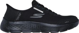 Skechers Womens Go Walk Flex Waterproof Trainers Slip Ins Shoes 124846 Bbk - Black - Size EU 38