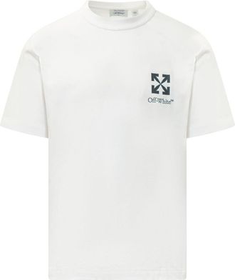 Off-white White Graphic Logo T-Shirt