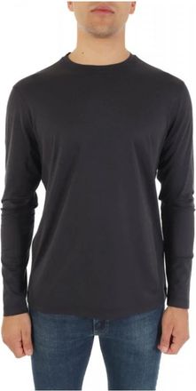 Emporio Armani Tops > T-Shirts - Heren - Longsleeves - Blauw - L - Tops
