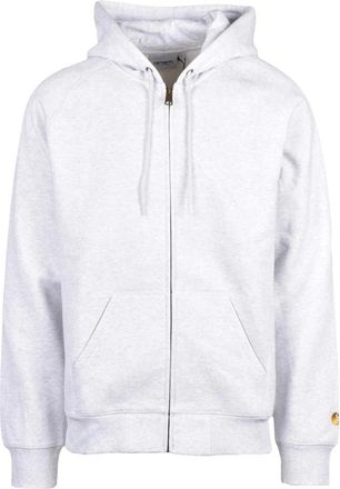Carhartt Work in Progress Hoodies & sweatvesten, Heren, Grijs, L, Katoen, Felpa con zip
