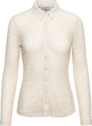&Co Woman Shirts - Dames - Overhemden - Beige - L - Polyester - Overhemden