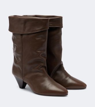 Isabel Marant Dalby leather ankle boots