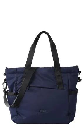 Hedgren Galactic Water Repellent Tote Bag in Navy Cosmos at Nordstrom