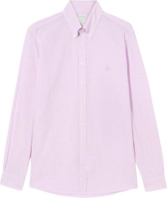 Brooks Brothers Hombre, Camisas, Púrpura, Talla: L