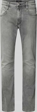 Replay Slim Fit Jeans mit Eingrifftaschen Modell Anbass in Mittelgrau, Gr&ouml;&szlig;e 30/30