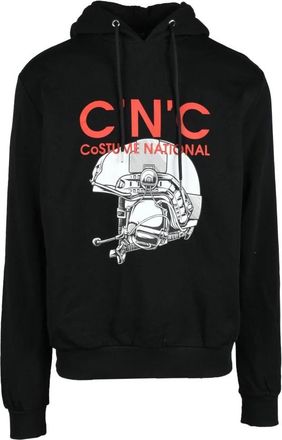 Costume National Maglia - Heren - Hoodies - Zwart - M - Katoen - Hoodies & sweatvesten
