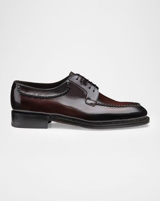 Santoni Men & apos;s Meraviglia Leather Derby Shoes
