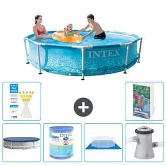 Intex Piscina Con Estructura Redonda - 305x76 Cm - 7-piezas S167