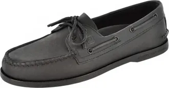Sperry Top-Sider Mens Ao 2 Eye Boat Shoe In Black