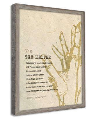 Ready2HangArt Ready2hangart The Helper Wrapped Canvas Wall Art By River City Street Poet