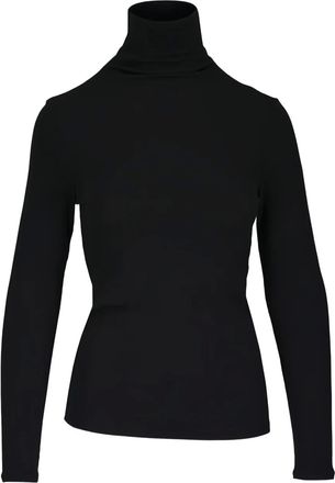 AG - Adriano Goldschmied Cardigan Chels a collo alto - Nero