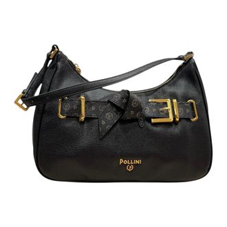 Pollini Shoulder Bags, female, Black, Size: ONE SIZE Shoulder Bag
