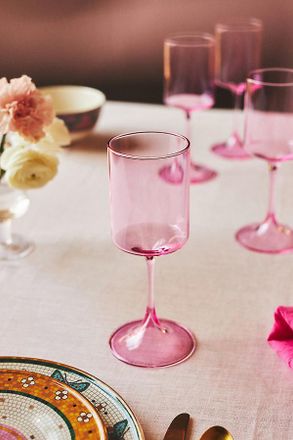 Anthropologie Morgan Wine Glasses, Set of 4
