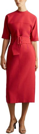 Reiss Naya Short Sleeve Tailor Dress