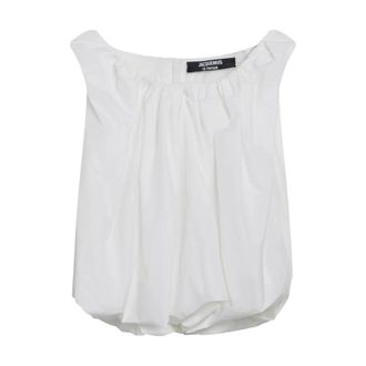 Jacquemus Le Top Lavande - female - Jacquemus - Sleeveless Tops - White - 2XS - Tops