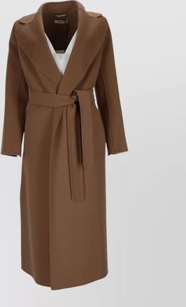 Max Mara virgin wool wrap coat
