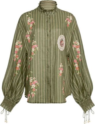 Agua Bendita Abadia Paraiso Shirt in Multicolor at Nordstrom, Size X-Small