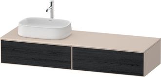 Duravit Duravit Zencha Mueble Bajo Lavabo, 1600x550mm, 2 Extra&iacute;bles, 1
