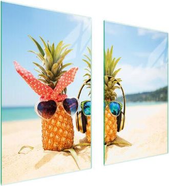 OEM Placa Protectora De Vidrio Para Estufa 75x52 Pi&ntilde;a