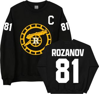 Generic Heated Rivalry Hockey Jersey Sweatshirt, Hollander 24 Rozanov 81 Hunter 21 Crewneck Casual Long Sleeve Men/women Pullover