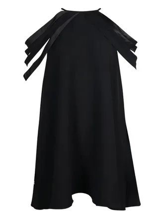 Halston Heritage Abito corto con scollo allamericana - Nero