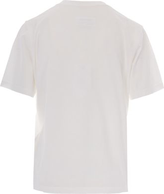 Maison Margiela Womens T-Shirt Painted Logo Off White T-Shirts & Jerseys