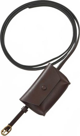 Rachel Comey Womens Double Wrap Hamcon Belt With Pouch In Auburn