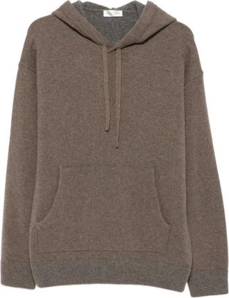 Roberto Collina Hooded Sweater - Heren - Hoodies - Bruin - M - Hoodies & sweatvesten