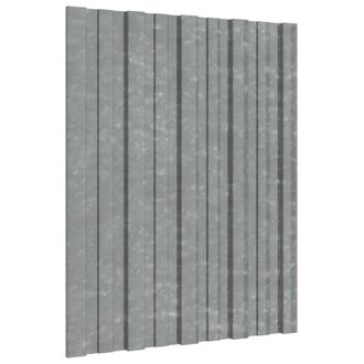 vidaXL Panel De Techo 36 Uds. Plateado 60 X 45 Cm Acero Galvanizado Vidaxl