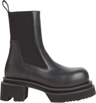 Rick Owens Beatle Bogun Laarzen - Dames - Chelseaboots - Zwart - 37 EU - Leer - Schoenen