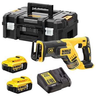 Severin Dewalt - Sierra Sable Dcs367p2t (2 X 5,0 Ah + Dcb115 + Tstak Ii)