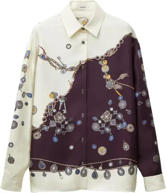 Versace Donna, Camicette, Multicolore, L, new