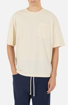 Krost Rivet Pocket Cotton Blend T-Shirt in Cloud Creme at Nordstrom, Size X-Large