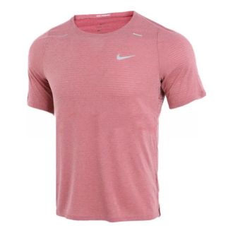 Nike Dri-FIT UV Miler Short-Sleeve Running Shirt Pink DD1535-614