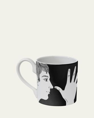 Fornasetti Marameo Mug, 12 oz