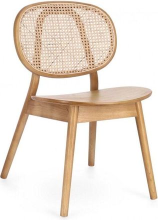 BIZZOTTO Sedia Legno Nero Moderna da Interno - ELOISE - Colore: Marrone