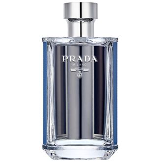 Prada Mens LHomme LEau Eau de Toilette Spray for Men - 150 ml - Blue Leather - One Size