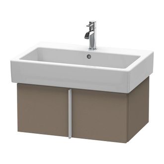Duravit Duravit Vero Vanity 6105, De Pared, Con 1 Extra&iacute;ble, 650mm, Color (frente/cuerpo): Terra Mate - Ve610501414
