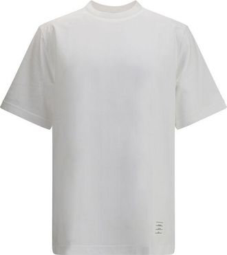 Thom Browne White Cotton Mens T-Shirt
