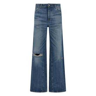 Our Legacy Wide Jeans, female, Blue, Size: W26 Light Blue Wide Jeans