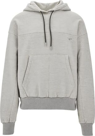 1989 STUDIO Felpa con cappuccio e logo - Grigio