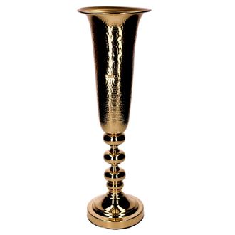 Vacchetti Jarr&oacute;n De Metal Dorado Cm16x16h55
