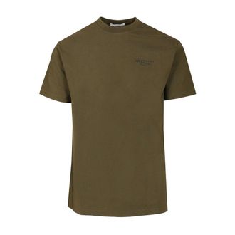 Givenchy T-shirt in Cotton with Stamp Print - male - Givenchy - T-Shirts - Green - XS - Tops